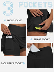 VAYAGER SPORTS Women's Tennis Skirts Golf Skorts with Pockets