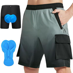 VAYAGER SPORTS Men's Mountain Bike Shorts 3D Padded Bicycle MTB Shorts