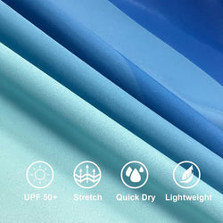 VAYAGER SPORTS Men's Swim Shirts Rash Guard UPF 50+ Short Sleeve