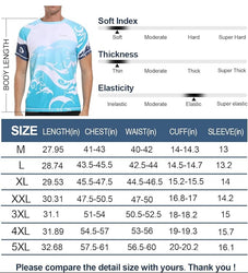 VAYAGER SPORTS Men's Swim Shirts Rash Guard UPF 50+ Short Sleeve