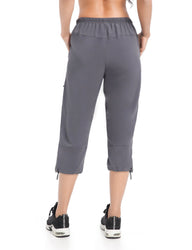 Women's Outdoor Hiking Capris UPF 50+ Quick Dry Capri Pants - Vayager Sports