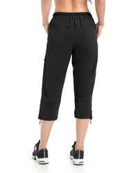 Women's Outdoor Hiking Capris UPF 50+ Quick Dry Capri Pants - Vayager Sports