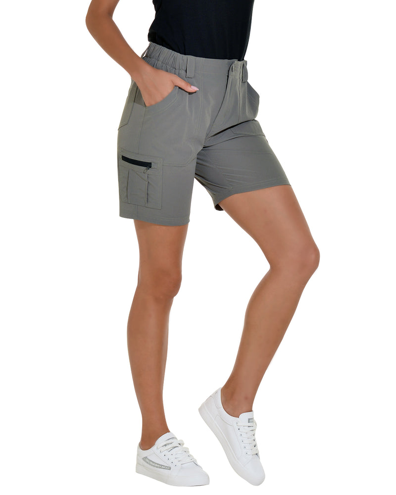 VAYAGER SPORTS Women's Short Hiking Camping Travel 6 Pockets Quick Drying